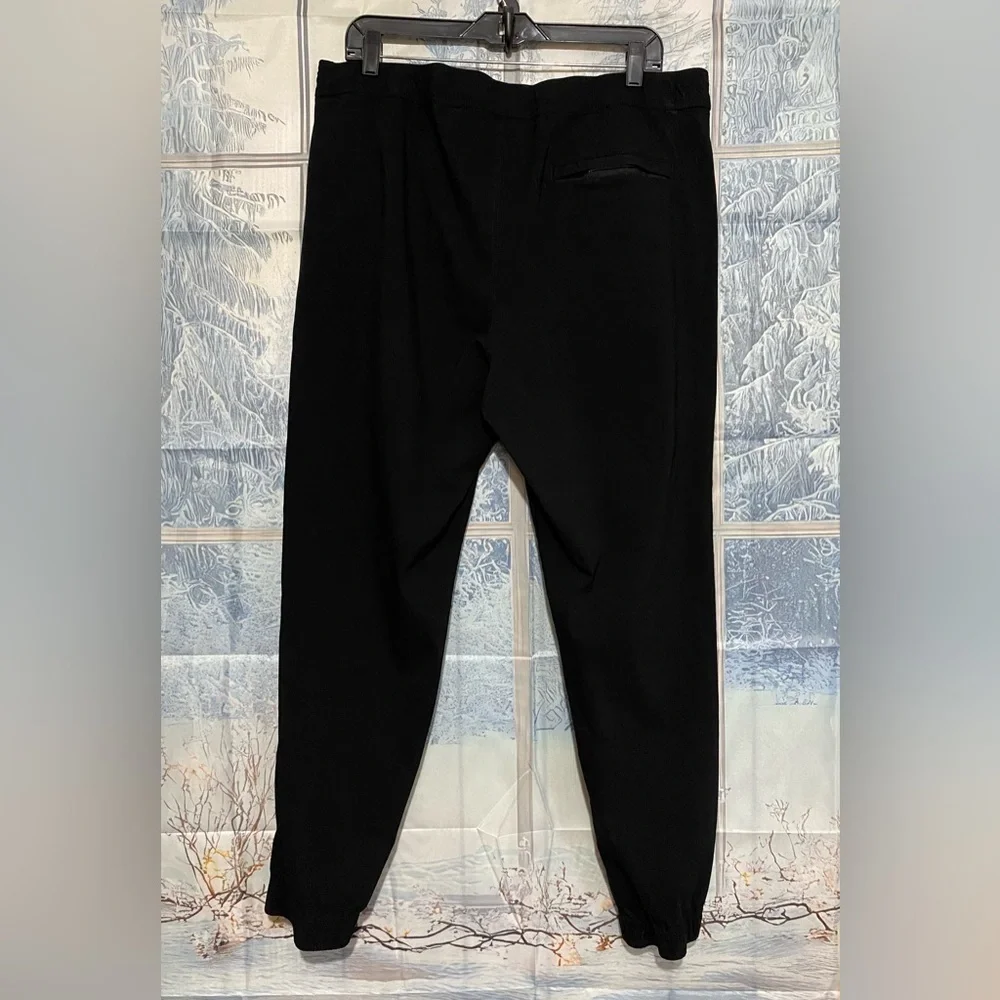 RSQ Black Nylon Jogger Pants Size XXL